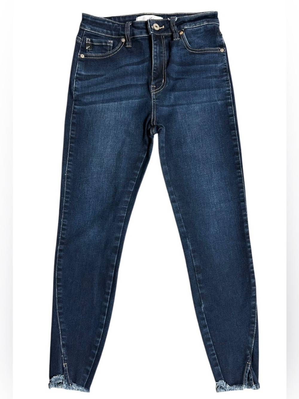 KanCan Estilo Stretch Raw Hem Zip Low Rise Skinny Jeans Juniors Sz 5/26